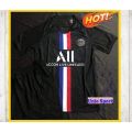 Bộ Quần Áo Bóng Đá Psg Đen - In Tên Số Áo Theo Yêu Cầu. 