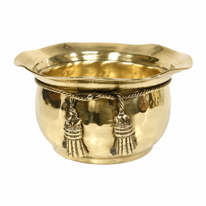 Traditional Brass Prasatham Bowl | Pooja Offering Bowl for Prasad Sweets Fruits & Temple Rituals | Decorative Brassware (Size - 4*2 Inches | 1 pc)