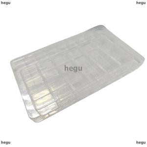 [COD] hegu 1PC đồ trang sức bông tai hạt vít chủ trường hợp 18 32 36 ngăn lưới nhựa trong suốt lưu trữ hộp hiển thị Organizer container
