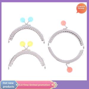 Graceful Candy Color Metal Purse Frame Kiss Clasp Purse Clasp Frame Bag Kiss Clasp Lock Purse Frame Bag Clasps Bag Frame Buckle