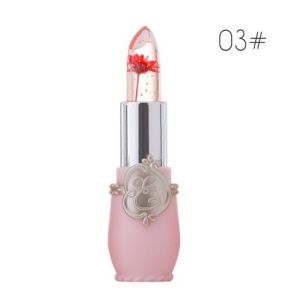 Crystal Jelly Flower Lipstick 3 Colors Temperature Color Changing Long-lasting Lipbalm Makeup Beauty Moisturizing Lipstick | Cute Baby