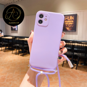 AC Slingcase Softcase Casing Candy macaroon pelindung kamera polos tali lanyard casing hp XIAOMI REDMI 4A REDMI 4X REDMI 6 REDMI 7 REDMI 8A 8A PRO REDMI 9 REDMI 9 PRIME REDMI 9A REDMI 9C 9C NFC POCO C3 REDMI NOTE 5A REDMI NOTE 5A PRIME NOTE 5 PRO [SM]