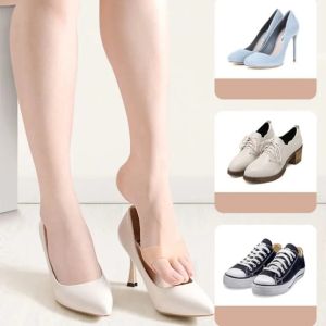 1Pair Silicone Soft Silicone Gel Toe Pads Forefoot Metatarsal Pads Pain Relief Orthotics Foot Massage Insoles Anti-slip Soft Protector High Heel Elastic Cushion Soles