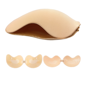 Nipple stickers Push Up Breathable Mango Shape Self AdhesiveReusable Invisible Nipple Pad Bra for Women