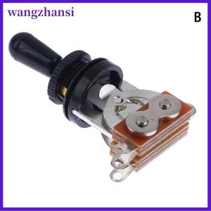 wangzhansi 1PC 3 cách ngắn thẳng Guitar chuyển đổi chuyển đổi Pickup Selector với Brass hat cho guitar điện pickups chuyển đổi bộ phận điều khiển