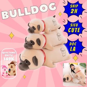 Gấu bông chó mặt xệ ngộ nghĩnh - Size từ 60cm đến 90cm - Quà tặng gấu bông chó pull mềm mại cao cấp - Gối ôm cho bé.
