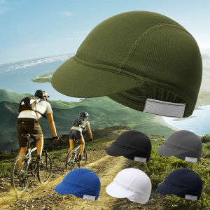 BESTOURO Protection Solid Color Portable Dustproof Cycling Hat Mesh Fabrics Summer Elastic Bicycle Riding Cap