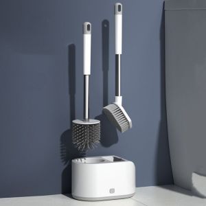 แปรงขัดห้องน้ำ 2 in 1 แปรงขัดห้องน้ำ2แบบพร้อมกล่องเก็บ ไม้ขัดห้องน้ำที่ขัดห้องน้ำ แปรงล้างห้องน้ำ 2 หัวคู่ แปรง2แบบ พร้อมถังเก็บ