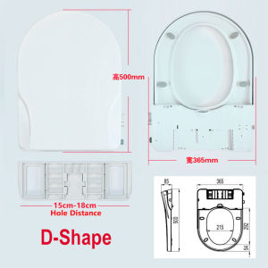 Bidet Toilet Seat Cover Non-Electric + Soft Closing Dual Nozzle (Lady and Rear Wash) Manual Control