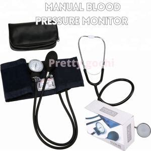 1pc Manual Adult Blood Pressure Meter - Aneroid Sphygmomanometer with Stethoscope Blood Pressure Monitor Manual
