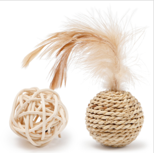 PET TEASER Cat Toy Wand Teaser Wood Teaser Fun Toy Pet Toy interactive Cat Toy Training Teaser