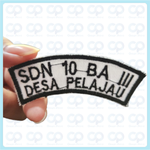 Bordir Lokasi Sekolah Custom | Bordir Identitas Sekolah Custom Satuan