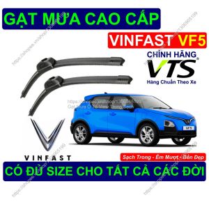 Gạt Mưa Bền Đẹp Kính Lái Vinfast VF5 Cặp Gạt Mưa Kính Lái Vinfast VF5 Có Đủ Size Cho Các Đời Xe Vinfast VF5