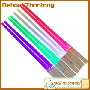 Behoo 1 PCS LED Lightsaber Luminous Chopsticks Detachable Washable Reusable Free Tableware For Kitchen Dinner
