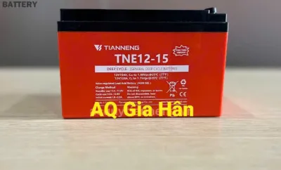 Ắc Quy XE ĐẠP ĐIỆN CHÍNH HÃNG TIANNENG TNE 12-15 lưu trữ UPS...