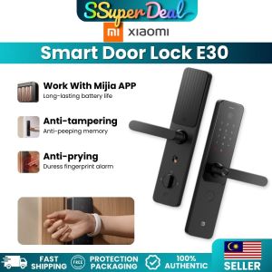 Xiaomi Smart Door Lock E30 AI Fingerprint Identification Version Combination Lock Anti-theft Smart Lock Mi Home Hyper OS