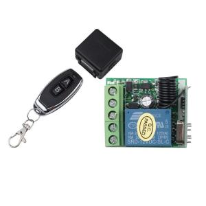 Công tắc điều khiển từ xa khoảng cách 50m 12V/Dc/10A cho điện 1 chiều 12V màu đen