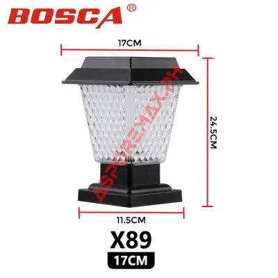 Bosca Brand SOLAR Lamp 50W LAWN LIGHT POST LAMP Light Warm White and White 2in1 Light SWITCHING