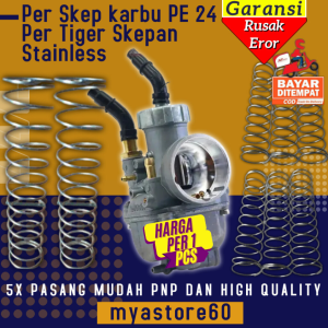 (BAYAR DI TEMPAT) Per Skep Karbu Pir Skep Karburator Carbu Carburator PE 24 Nsr 24 PE24 Nsr24 High Quality Stainless Anti Slek Dan Karat