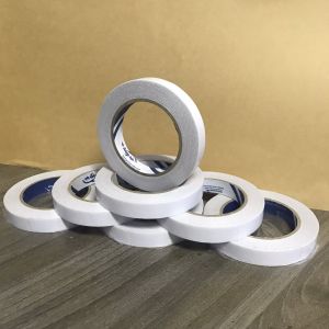 (1 cuộn) Băng dính 2 mặt siêu dính Dolphin 18mm x 20M (loại cao cấp siêu dính) – Dùng trong sản xuất nối giấy
