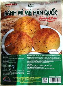 Bột Bánh mì mè Hàn Quốc Mikko hương xưa 1kg