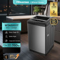 Hisense Mesin Cuci WTAG803T - 1 Tabung Top Loading 8 Kg Washing machine - Water and Energy Saving - Quick. 