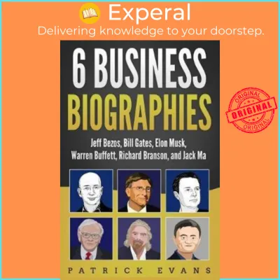 6 Business Biographies : Jeff Bezos Bill Gates Elon Musk Warren Buffett Ric by Patrick Evans (US edition paperback)
