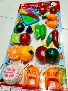 Big Gift Present Fruits set Hadiah Kids Toy set buah buahan & Friend Cartoon watermelon Toys Set For Kids oren apple Big Hadiah best gift budak kanak girl boy lelaki perempuan Hari jadi good cheap statue