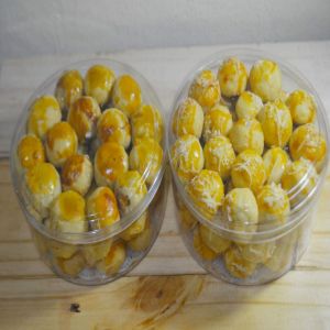 Kue Kering | Nastar Keju isi Selai Nanas 250 gram (1/4 Kg Per Toples Kiloan) Paket Kiloan Cemilan Jadul Tradisional Parcel Lebaran Murah Enak Lembut Premium - Homa Made HADE
