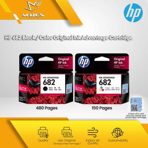 HP 682 Black / Tri-Color Original Ink Advantage Cartridge ( 3YM77AA / 3YM76AA ) For Printer DeskJet HP 2776 2777 2336