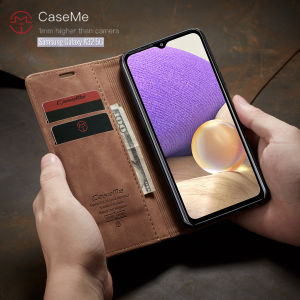 Case untuk Samsung A73 A72 A70 A70S A52 A52S A33 A32 A22 A20S A10 Caseme Flip Cover with Slot Card
