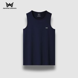 Áo ba lỗ nam thể thao AVANCOMAN thun lạnh lỗ kim thấm hút và thoáng mát gấp đôi mẫu mới 2025