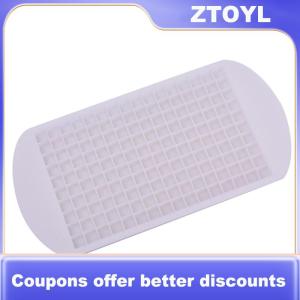 【ZTOYL】 Ice Maker khuôn 160 lưới Mini nhỏ Ice Cube khay đông lạnh khối khay Silicone