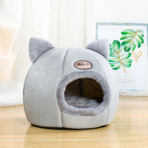 Giường cho mèo mới thoải mái khi ngủ sâu trong mùa đông thảm nhỏ giỏ sản phẩm nhà cho chó nhỏ lều cho thú cưng hang động ấm cúng cama gato trong nhà