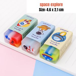 Penghapus Pensil Karakter Motif Kartun Eraser Pencil Warna Warni Lucu/ Penghapus Anak Murah SD