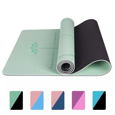 [HCM]( LOẠI TỐT CHỐNG TRƯỢT )thảm tập yoga.thảm yogathảm yoga chống trượt cao cấp Thái Lan 2 Lớp Chống Trượt Cao Su Non Tự Nhiên Thảm Tập Yoga TPE 2 Lớp Cao Su Tự Nhiên 100% Hàng Phân Phối Chính Thức.tại Rosea Crystal-Mall
