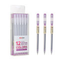 Deli 5 Colors Gel Pen 0.5mm Ballpen Set For School Supplies Sign Pen Stationery Ballpen A119 1Pc. 