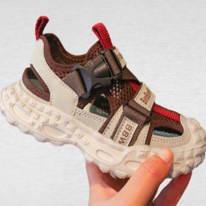 Summer Sport Shoes For Children Hollow Out Breathable Teenager Kids Sneakers Anti-slippery Boys Girls Sport Running Sandals