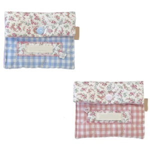 ผ้าเช็ดปากผู้หญิงน้ำหนักเบาลายดอกไม้สำหรับของขวัญท่องเที่ยวกระเป๋าเก็บของกระเป๋าเครื่องสำอางค์ผ้าเช็ดปากเป็นมิตรต่อการเดินทาง