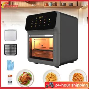 【HOSPORT】เตาอบไฟฟ้าที่ไม่ใช้น้ำมันหลายฟังก์ชั่น 80-200   C เตาอบไฟฟ้า 0-60 นาทีหน้าต่างที่มองเห็นได้