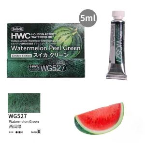 New Holbein Artist Watercolor Granulating Colors Limited 5ml Watermelon Red/Watermelon Peel Green Painting Supplies