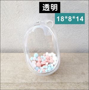 🔥พร้อมส่ง🔥กระเป๋าใส่ลาบูบู้ กระเป๋า Pvc สามมิติ ถุงใสใส่ลาบูบู้ พร้อมบอลตกแต่งขนนุ่ม มีหลายแบบให้เลือก💕