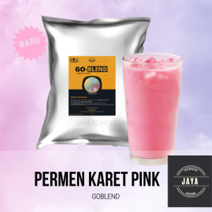 Bubuk Minuman PERMEN KARET PINK VIRAL 1Kg / Bubuk minuman rasa PERMEN KARET PINK VIRAL 1Kg / Serbuk PERMEN KARET PINK / Bubuk Minuman instan / PERMEN KARET PINK Powder 1Kg / minuman viral kekinian / Minuman Boba instan / ES PERMEN KARET / Bubble tea buble