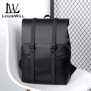 LouisWill Men Backpack Trendy Stylist Laptop Notebook Backpack Waterproof Travel Backpack Business Bag College Backpack Casual Shoulder Bag Anti Theft Back Pack School Bag for Men Women