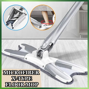 360 Degree X-Type Mop Home Cleaning Tool Squeeze Mop Hand-Free Wash High Quality