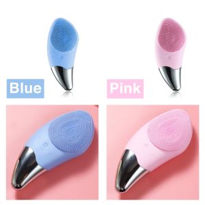 Ultrasonic Facial Wash Cleaning Brush Electric Cleansing Face Machine Washing Beauty Device Clean