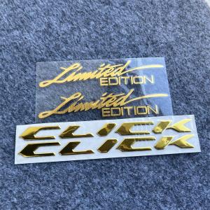 Motorcycle Sticker for HONDA Click 125 150 V2 V3 125i 150i Click 160 Emblem Tank Wheel Sticker 3D Soft Glue Honda Decals Accessories