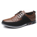 Men Dress Shoes PU Leather Comfort Business Shoes Wear-Resistant Casual Fashion Shoes for Office Working Walking Driving. 