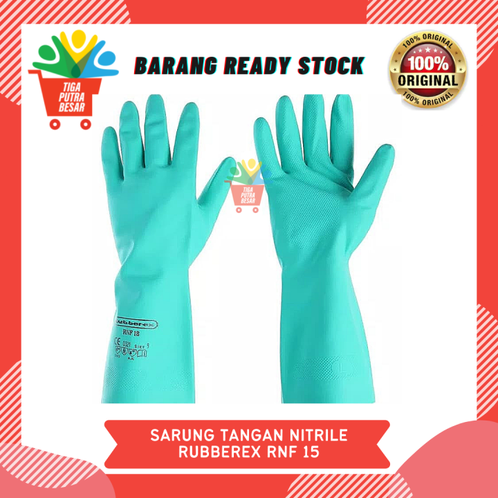 SARUNG TANGAN SUPER NITRILE RUBBEREX RNF 15 SARUNG TANGAN RUBBER