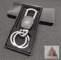 CK-02 HONDA MOTORCYCLE Square Dual Ring Motor Keychain. 